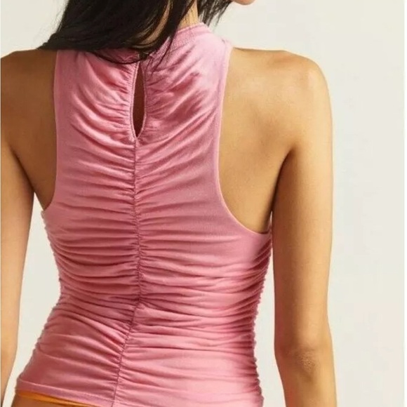 🦋NWT! ANTROPOLOGIE PILCRO Ruched Pulled over Reversible TankTop Size Small - Picture 2 of 8